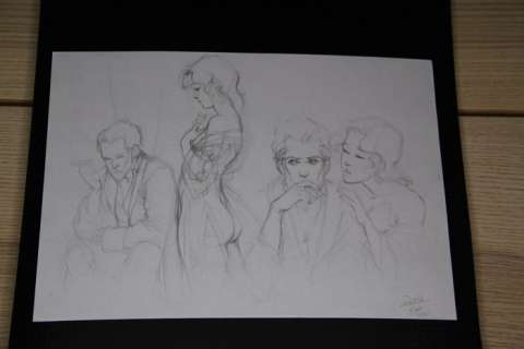 Bastide / Mezil | Bastide / Mezil - Crayonné original - La Guerre des Sambre T1 - Iris et Hugo | Catawiki