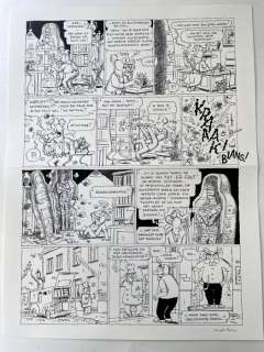 Cromheecke, Luc | Cromheecke, Luc - Originele pagina - Nero - De Toet van Tut - (2020) | Catawiki