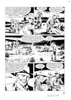 Alessandro Piccinelli | Tex n. 611 - 3x A.Piccinelli - Tavole Originali "I Trappers di Yellowstone" - Page volante - Exemplaire unique - (2014) | Catawiki