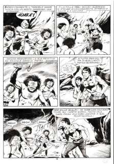 Franco Donatelli | Zagor n. 211 - 5x F.Donatelli - Tavola Originale "il Mostro a tre teste" - Page volante - EO - (1983) | Catawiki