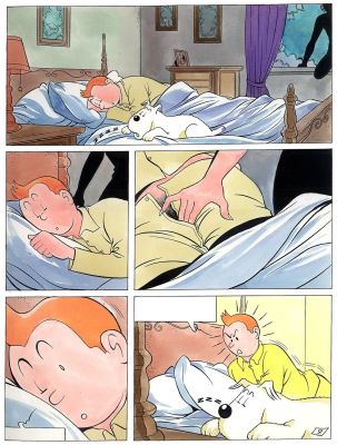 Tintin. Le Mariage, s. 9