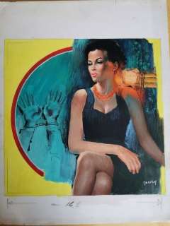 Carlo Jacono | Gialli Mondadori n. 892 - Jacono - original cover "Il diritto di morire" Rex Stout - Page volante - Exemplaire unique - (1966) | Catawiki