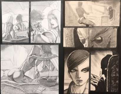 Simon Bisley | 13 Coins 3 - Simon Bisley - 2 x Originele pagina (Sexy) - Exemplaire unique - (2014) | Catawiki