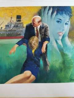 Carlo Jacono | I maestri del giallo n. 49 - Jacono - original cover "I diabolici" di Boileau Narcejac - Page volante - Exemplaire unique | Catawiki