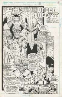 X-FORCE Issue #6 Splash Page | ComicConnect