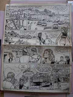 Reding, Raymond | Reding, Raymond - Planche originale - Vincent Larcher T6 - Opération Penalty - (1975) | Catawiki