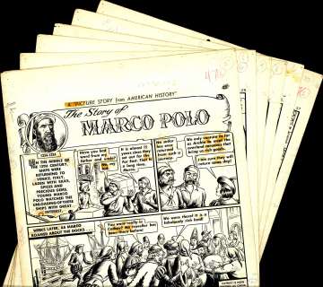 Livingstone | Livingstone - MARCO POLO, Complete 6 Page Story  (1945) | Russ Cochran