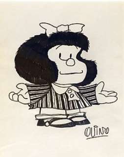Quino - Quino - Dibujo original - Mafalda