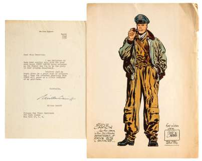 MILTON CANIFF-SIGNED STEVE CANYON PAIR. | Hake’s