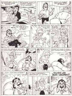 Aidans | Gags en folie, planche-gag n°31 Ã  l’encre de… | Millon