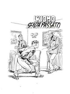 Roberto Diso | Mister No n. 232 - R. Diso - Original Cover "L’Uomo senza passato" - Page volante - Exemplaire unique - (2004) | Catawiki