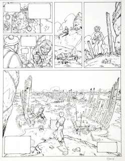 Adamov - Les Eaux de Mortelune, planche n°43 Ã  l‘encr…