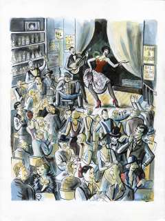 Catel - KIKI DE MONTPARNASSE – Dessin original pour une expo à Saint-Quentin – R19