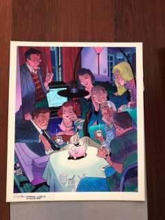 Torres, Daniel | Torres, Daniel - Original colour drawing - Savings - Finanzest Magazine | Catawiki