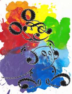 Meb Dessin | Mickey Mouse :"Music Is Everything" - Original Mixed Media - Meb Dessin Signed | Catawiki