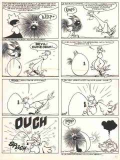 Géri | Skblllz, planche-gag n°44 Ã  l’encre de Chine… | Millon