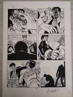Giampiero Casertano | Dylan Dog n. 103 - G. Casertano -Tavola originale Pag. 86 - Page volante - Exemplaire unique | Catawiki