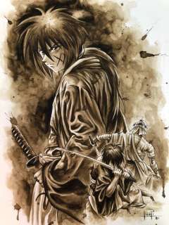 Juapi Coffee Artist | Original Coffee Painting - HIMURA KENSHIN (2021) | Catawiki