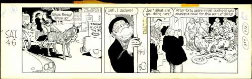 Frank King | King  GASOLINE ALLEY, Daily (04/06/1963) | Russ Cochran