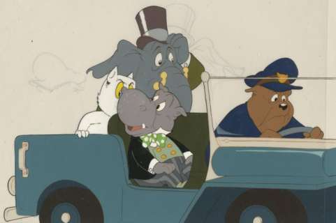 Marten Toonder Studio’s | Marten Toonder Studio’s - Tom Poes & Heer Bommel - Burgemeester Dickerdack, Heer Fanth, Bulle Bas en Tom Poes - uit "Als je begrijpt wat ik bedoel" - (1982) | Catawiki