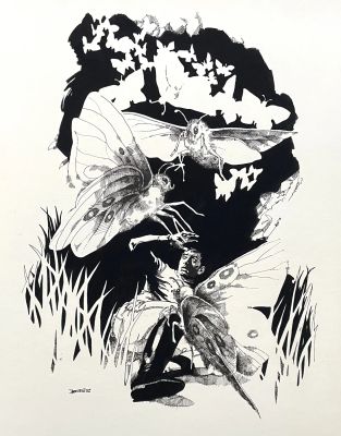 Boris Vallejo | Original Art PLATE no. 8 – The Micronauts | Thornbush Art