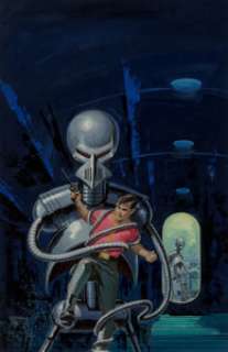  - Ed Valigursky (American, 1926-2009)
 The Changeling Worlds paperback cover, 1959
 Acrylic on board
 23.25 x 15 in.
 Not ...