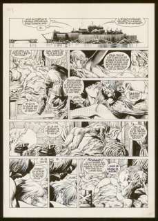Jean-Yves Mitton - planche originale - Chroniques Barbares