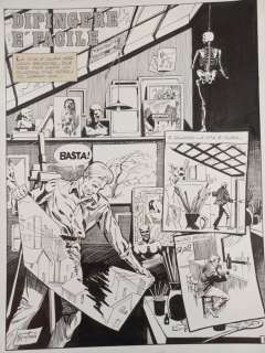 Giorgio Montorio | G. Montorio - Dipingere è Facile - Horror Sansoni - Page volante | Catawiki