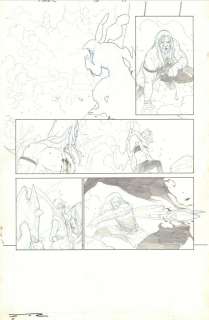 Esad Ribic | Thor: God of Thunder #10 P.14 - Young Thor And Gorr the God Butcher - 2013 Signed | Anthony’s Comic Book Art