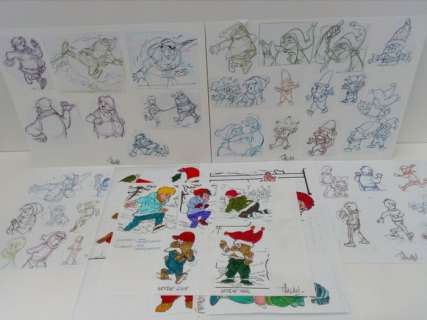 Delzenne Philippe | Jommeke 307 - Originele schetsen Jommeke 307: De valse kerstman - Page volante - Exemplaire unique - (2022) | Catawiki