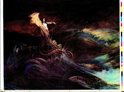 Frank Frazetta | Frazetta - Sea Witch, Print (1979) | Russ Cochran