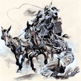 Follet, René - Steven Severijn | Follet, René - Steven Severijn - Couverture originale - Cow-boys en de maffia - (1962) | Catawiki