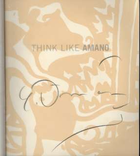 Yoshitaka Amano Signed Book "THINK LIKE AMANO"