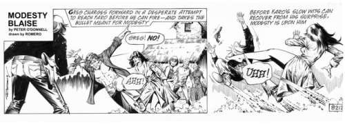 Romero, Enric Badia | Romero, Enric Badia - Original strip - Modesty Blaise | Catawiki