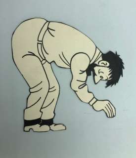 Hergé/Studios | Tintin - Capitaine Haddock - Encrage des Studios Belvision - Exemplaire unique | Catawiki