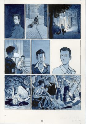 Dominique Bertail | Madeleine, Résistante tome 4 – Planche originale 50 | Galerie Barbier