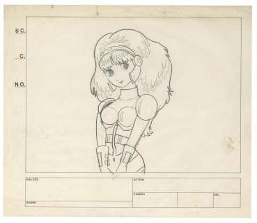 Osamu Tezuka hand-drawn Genga Phoenix 2772 Olga | Mandarake (Big Web)