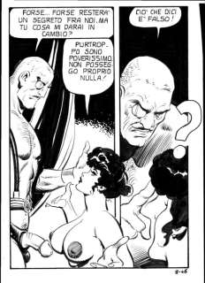 Leone Frollo | Casino n. 8 - Leone Frollo - Tavola Originale "Una spia tra le gambe" - Page volante - Exemplaire unique - (1985) | Catawiki