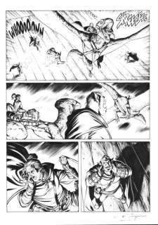 Gianluigi Gregorini | Dragonero n. 30 - Gianluigi Gregorini - Tavola Originale "il Contagio" - Page volante - Exemplaire unique - (2015) | Catawiki