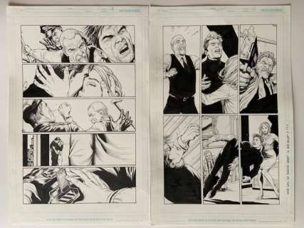 Gary Frank | Batman - 2 magnifiques pages de "Batman Earth One" de Gary Frank | Catawiki