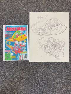 Ray Nicholson | Mickey Magazine - Original Disney Duck Family ink drawing ~ Ray Nicholson~ - Exemplaire unique | Catawiki