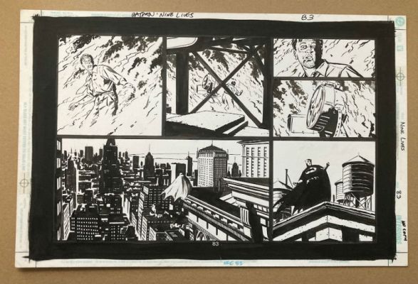 Varios Originales Internacionales | Batman Nine Lives Michael Lark | Yojimbo Cómics