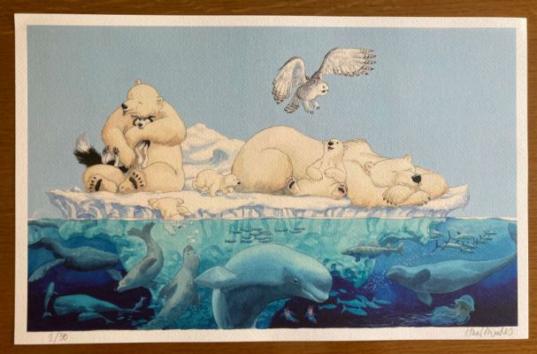 Ana Miralles | Lámina numerada y firmada a mano por Ana Miralles. Ilustración Wáluk. | Yojimbo Cómics