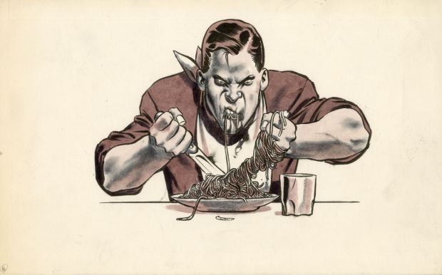 Tanino Liberatore | Illustration originale 03 réalisée pour Le Portrait de la Bête en Rock Star | Galerie Barbier