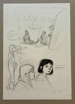 Laura Pérez | Boceto Original de Laura Pérez | Yojimbo Cómics