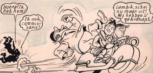 Vandersteen, Willy - Vandersteen, Willy - Suske en Wiske 6 - De zwarte madam - Originele pagina (p.16) - (1947)