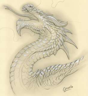 Cabral, Ciruelo | Ciruelo Cabral - Original drawing - Dragon D-332D - 42 x 30 cm - Original Artwork | Catawiki