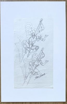 Romita, John Sr. | Baltimore Comic-Con preliminary cover | Thornbush Art