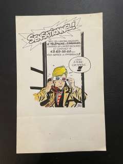 Serres, Patrick | Serres, Patrick - Dessin original couleurs - Sensationnel | Catawiki