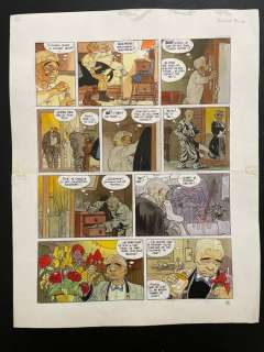 Durand, Michel | Durand, Michel - Planche originale couleur - Cliff Burton T8 - Toutes folles de lui - (1996) | Catawiki